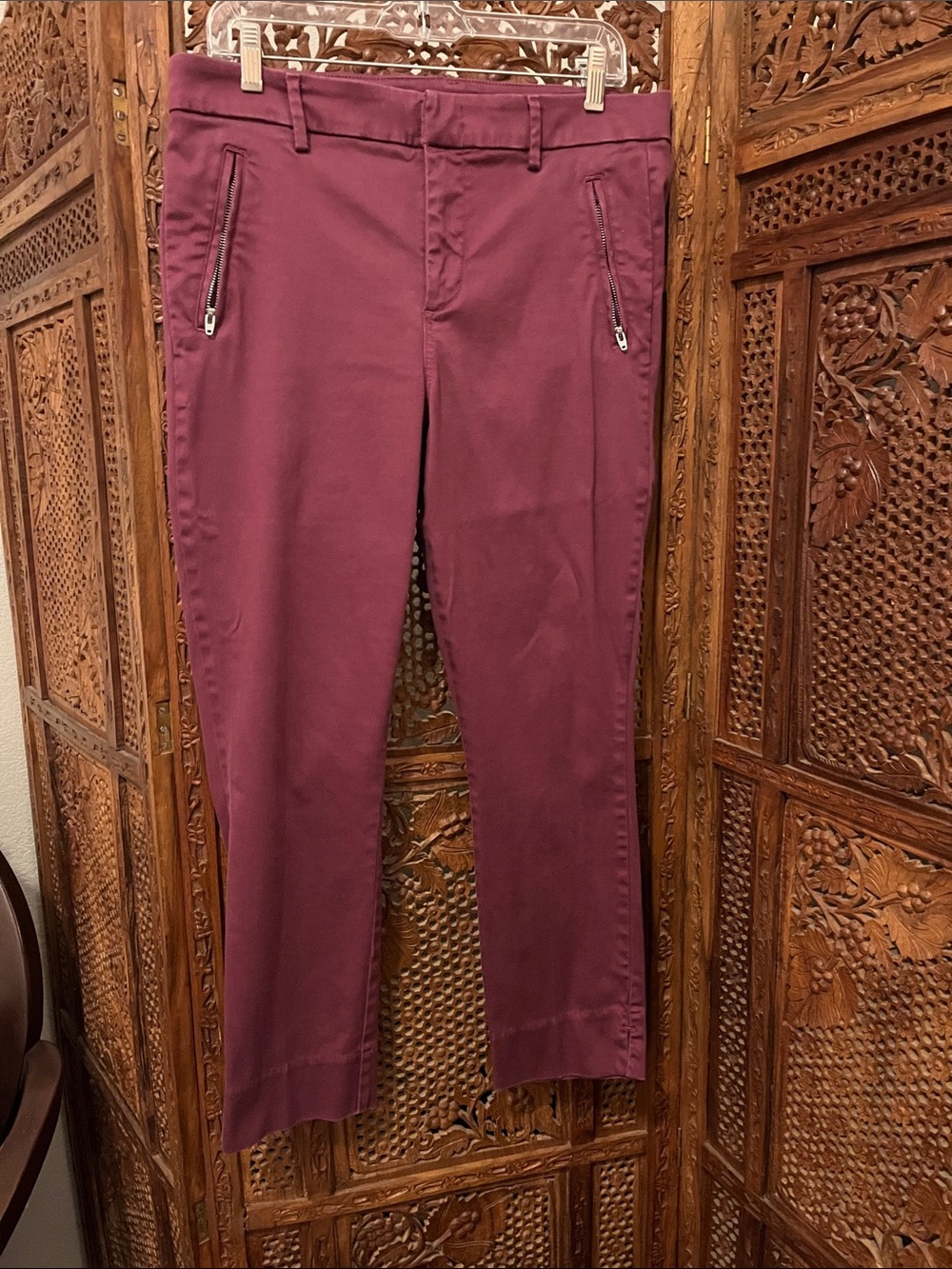 Level 99 Wine Slim Ankle Jeans